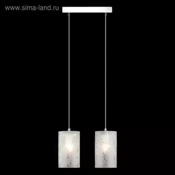 Светильник Melia, 2x60Вт E27, цвет хром