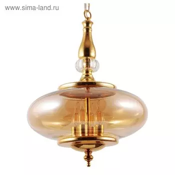 Светильник MIEL 4x60Вт Е14 золото 39x39x154см