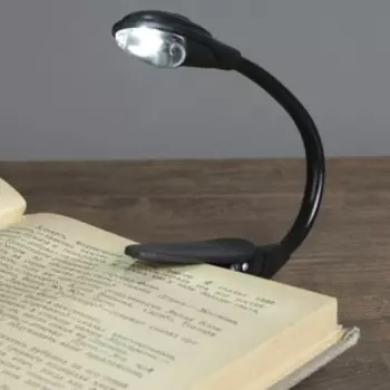 Лампа для чтения на прищепке "Лоск, черная" 1LED 2523.5 RISALUX