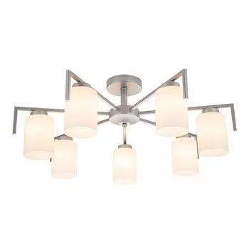 Светильник на штанге Escada, 1142/7P Silver. 7х60Вт, E27, 700х700х270 мм, цвет серебро
