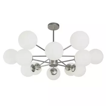 Светильник на штанге Escada, 2110/12P Nickel. 12х40Вт, E14, 980х980х500 мм, цвет сатин никель