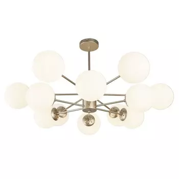 Светильник на штанге Escada, 2110/12P Gold. 12х40Вт, E14, 980х980х500 мм, цвет шампань