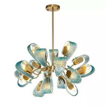 Светильник на штанге Indigo, 11033/18R Blue. 18х40Вт, E14, 800х800х545/1100 мм, цвет голубой