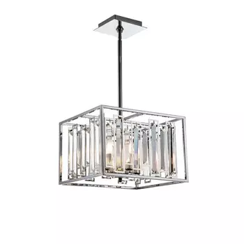 Светильник на штанге Indigo, 12001/4R Chrome. 4х60Вт, E14, 350х350х265/600 мм