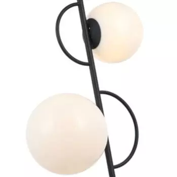 Светильник на штанге Vine 2xE27 40Вт, размер 46x25x81 см, цвет чёрный