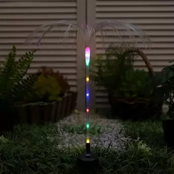 Светильник на солнечной батарее «Еврогарант», «Фонтан» 3470 см, IP44, 6 LED, свечение мульти