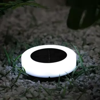 Светильник на солнечной батарее «Еврогарант», «Техно круг» 10.512.5 см, IP44, 8 LED, свечение белое