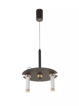 Светильник «Найт» 27 Вт LED 4000К черный/золото 242438(+150)см