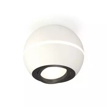 Светильник накладной Ambrella light, XS1101021, MR16 GU5.3 LED 3W, 4200K, цвет белый песок, чёрный