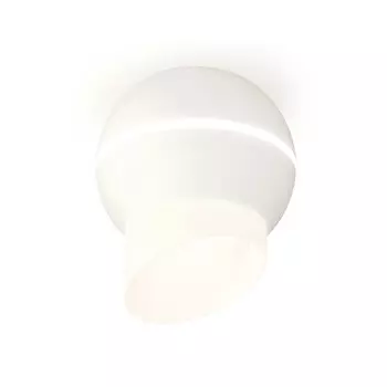 Светильник накладной Ambrella light, XS1101043, MR16 GU5.3 LED 3W, 4200K, цвет белый песок, белый матовый