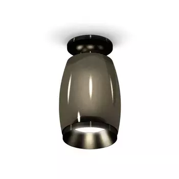 Светильник накладной Ambrella light, XS1123042, MR16 GU5.3 LED 10 Вт, цвет чёрный хром, чёрный