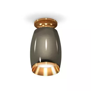 Светильник накладной Ambrella light, XS1123043, MR16 GU5.3 LED 10 Вт, цвет чёрный хром, золото жёлтое