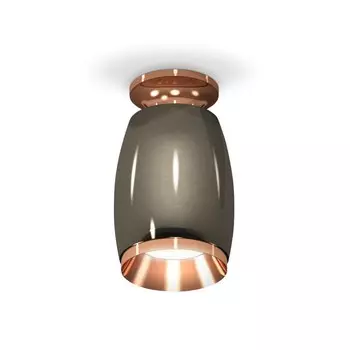 Светильник накладной Ambrella light, XS1123044, MR16 GU5.3 LED 10 Вт, цвет чёрный хром, золото розовое
