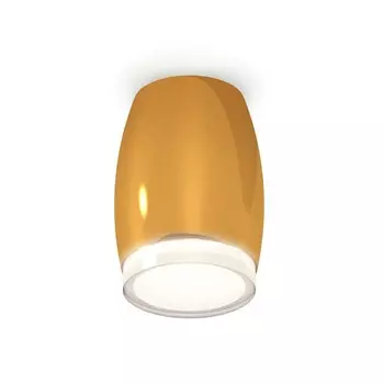 Светильник накладной Ambrella light, XS1125021, MR16 GU5.3 LED 10 Вт, цвет золото жёлтое, белый матовый, прозрачный