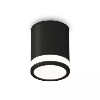 Светильник накладной Ambrella light, XS6302060, MR16 GU5.3 LED 10 Вт, цвет чёрный песок, белый матовый