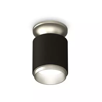 Светильник накладной Ambrella light, XS6302141, MR16 GU5.3 LED 10 Вт, цвет чёрный песок, хром матовый