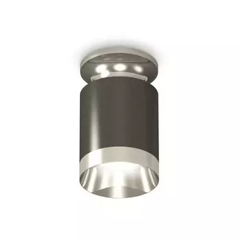 Светильник накладной Ambrella light, XS6303101, MR16 GU5.3 LED 10 Вт, цвет чёрный хром, серебро