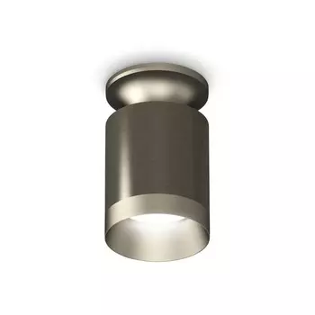 Светильник накладной Ambrella light, XS6303120, MR16 GU5.3 LED 10 Вт, цвет чёрный хром, хром матовый