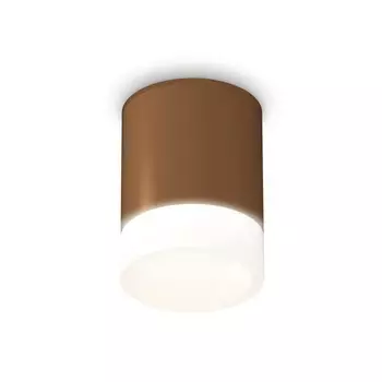 Светильник накладной Ambrella light, XS6304041, MR16 GU5.3 LED 10 Вт, цвет кофе песок, белый матовый