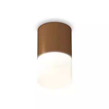 Светильник накладной Ambrella light, XS6304042, MR16 GU5.3 LED 10 Вт, цвет кофе песок, белый матовый