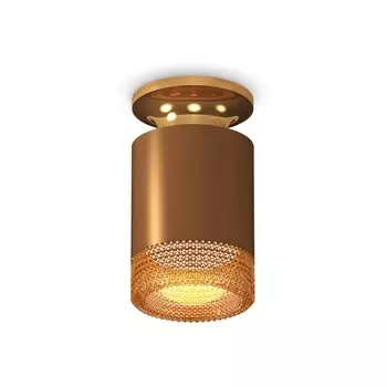 Светильник накладной Ambrella light, XS6304131, MR16 GU5.3 LED 10 Вт, цвет кофе песок, золото жёлтое, кофе