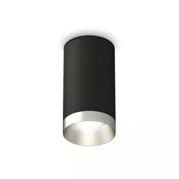 Светильник накладной Ambrella light, XS6323023, MR16 GU5.3 LED 10 Вт, цвет чёрный песок, хром матовый