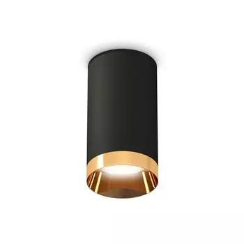Светильник накладной Ambrella light, XS6323024, MR16 GU5.3 LED 10 Вт, цвет чёрный песок, золото жёлтое