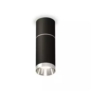 Светильник накладной Ambrella light, XS6323060, MR16 GU5.3 LED 10 Вт, цвет чёрный песок, серебро