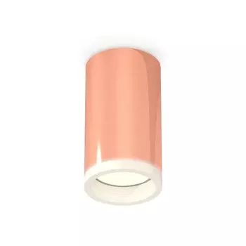 Светильник накладной Ambrella light, XS6326020, MR16 GU5.3 LED 10 Вт, цвет золото розовое, белый матовый