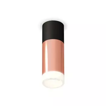 Светильник накладной Ambrella light, XS6326042, MR16 GU5.3 LED 10 Вт, цвет золото розовое, чёрный песок, белый матовый