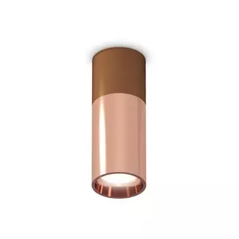 Светильник накладной Ambrella light, XS6326060, MR16 GU5.3 LED 10 Вт, цвет золото розовое, кофе песок