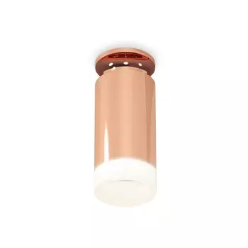 Светильник накладной Ambrella light, XS6326082, MR16 GU5.3 LED 10 Вт, цвет золото розовое, белый матовый