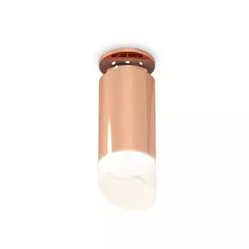 Светильник накладной Ambrella light, XS6326083, MR16 GU5.3 LED 10 Вт, цвет золото розовое, белый матовый