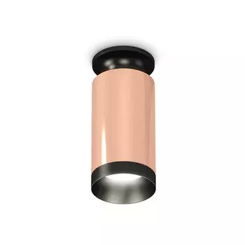 Светильник накладной Ambrella light, XS6326100, MR16 GU5.3 LED 10 Вт, цвет золото розовое, чёрный