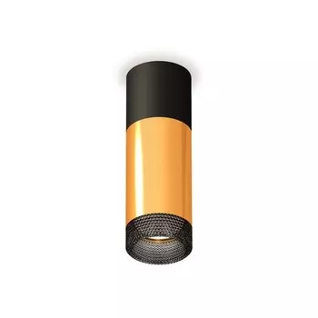 Светильник накладной Ambrella light, XS6327041, MR16 GU5.3 LED 10 Вт, цвет золото жёлтое, чёрный песок, тонированный