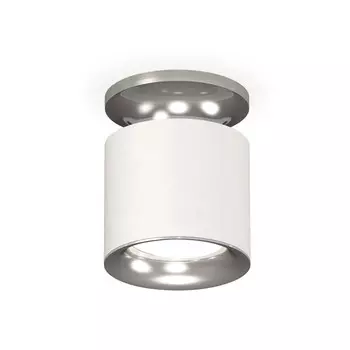 Светильник накладной Ambrella light, XS7401102, MR16 GU5.3, GU10 LED 10 Вт, цвет белый песок, серебро