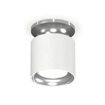 Светильник накладной Ambrella light, XS7401103, MR16 GU5.3, GU10 LED 10 Вт, цвет белый песок, серебро