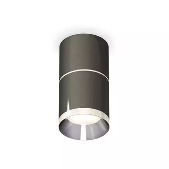Светильник накладной Ambrella light, XS7403041, MR16 GU5.3 LED 10 Вт, цвет чёрный хром, серебро