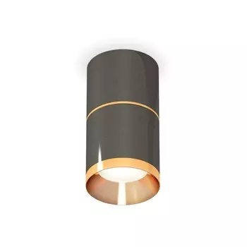 Светильник накладной Ambrella light, XS7403081, MR16 GU5.3 LED 10 Вт, цвет чёрный хром, золото жёлтое