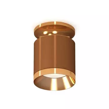 Светильник накладной Ambrella light, XS7404121, MR16 GU5.3 LED 10 Вт, цвет кофе песок, золото жёлтое