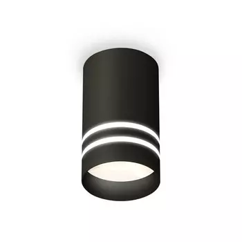 Светильник накладной Ambrella light, XS7422022, MR16 GU5.3 LED 10 Вт, цвет чёрный песок, белый матовый