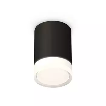 Светильник накладной Ambrella light, XS7422023, MR16 GU5.3 LED 10 Вт, цвет чёрный песок, белый матовый, прозрачный