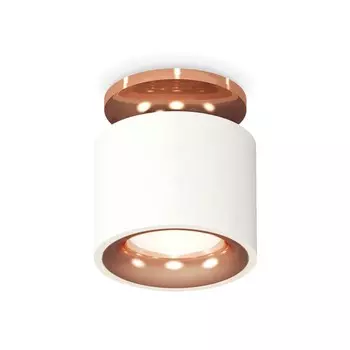 Светильник накладной Ambrella light, XS7510141, MR16 GU5.3 LED 10 Вт, цвет белый песок, золото розовое