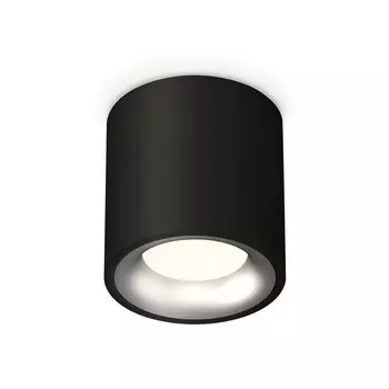 Светильник накладной Ambrella light, XS7532023, MR16 GU5.3 LED 10 Вт, цвет чёрный песок, хром матовый