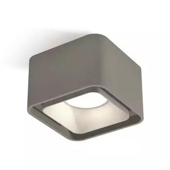 Светильник накладной Ambrella light, XS7834001, MR16 GU5.3, GU10 LED 10 Вт, цвет серый песок, белый песок
