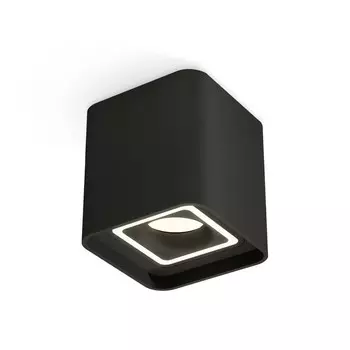 Светильник накладной Ambrella light, XS7841020, MR16 GU5.3, GU10 LED 10 Вт, цвет чёрный песок