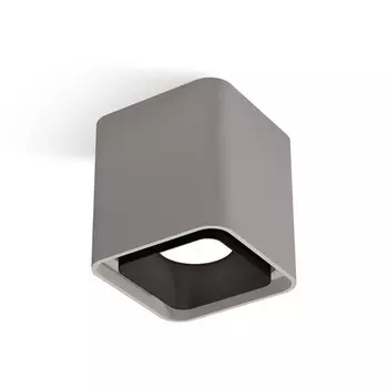 Светильник накладной Ambrella light, XS7842002, MR16 GU5.3, GU10 LED 10 Вт, цвет серый песок, чёрный песок