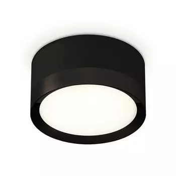 Светильник накладной Ambrella light, XS8102002, GX53 LED 12 Вт, цвет чёрный песок, чёрный