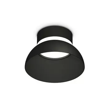 Светильник накладной Ambrella light, XS8102035, GX53 LED 12 Вт, цвет чёрный песок, белый матовый