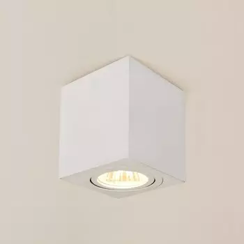 Светильник накладной Citilux «Дюрен» CL538211, 8х8х8,5 см, 1х50Вт, GU10, цвет белый
